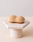 Peanut individual dessert by Batida - peanut butter cream with a raspberry insert under a milk chocolate velvet coating