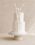 Gâteau minimaliste de Batida - gâteau de mariage minimaliste
