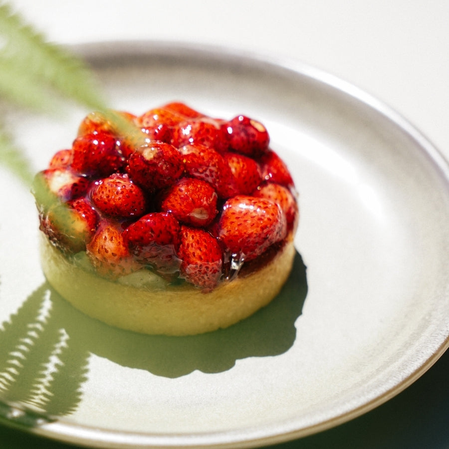 Wild strawberry tart