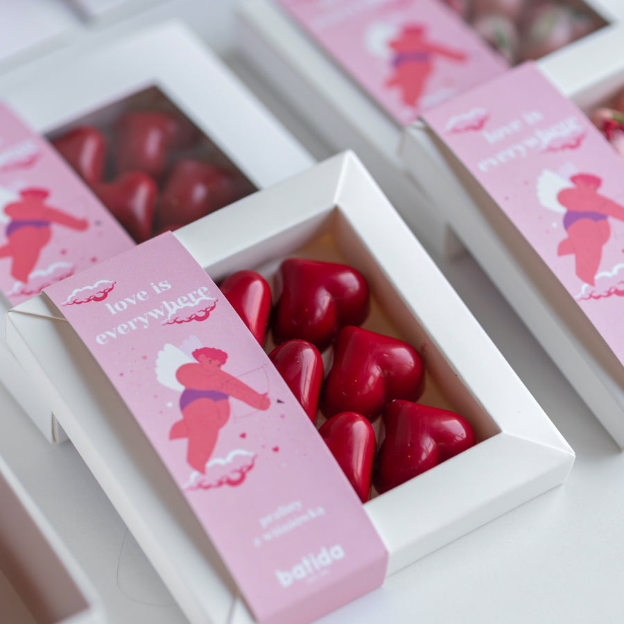 Praliny serca na Walentynki