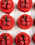 Sommerlicher Red Velvet von Batida - leichter roter Biskuit, Creme aus Mascarpone und Quark und Himbeeren