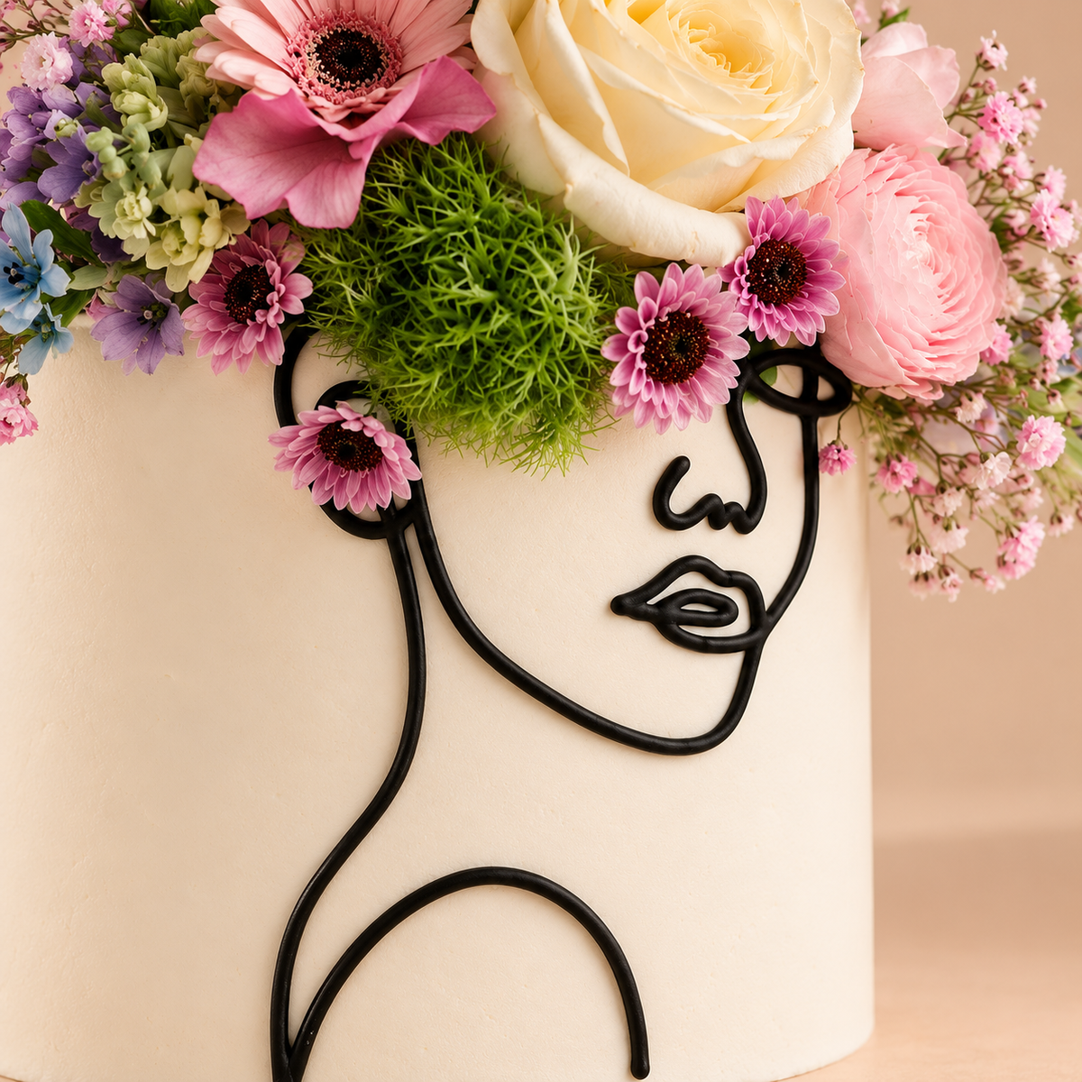 Gâteau Flower-power
