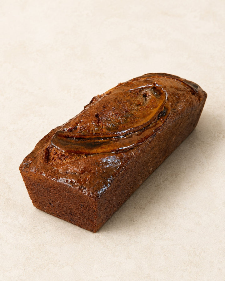 Banana Bread with Pecans and Caramel