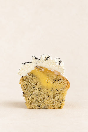 Lemon - Poppy Seed - Yuzu Muffin by Batida - cross-section