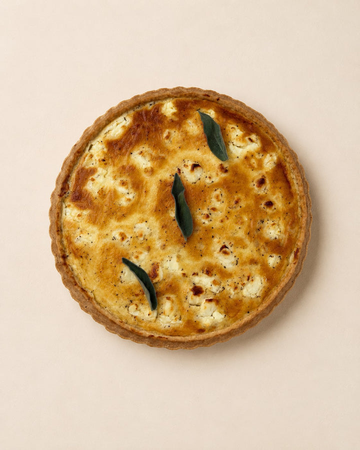 Sun-Dried Tomato - Ricotta - Basil Quiche