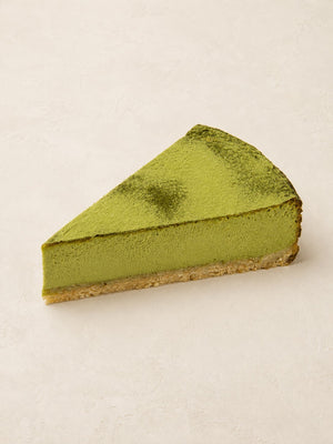 Matcha - White Chocolate Cheesecake by Batida - cross-section