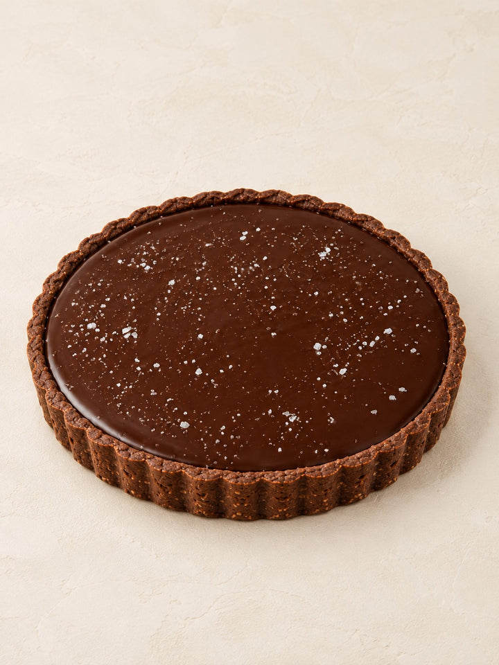 Chocolate - Tahini - Salted Caramel Tart