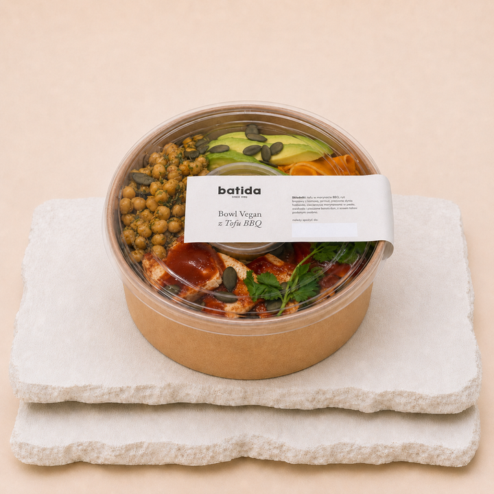 Bowl vegan au tofu BBQ