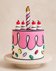 Cartoon-Torte von Batida - Kindertorte im Cartoon-Stil