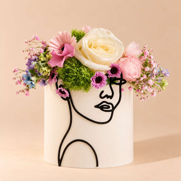 Flower-power Cake
