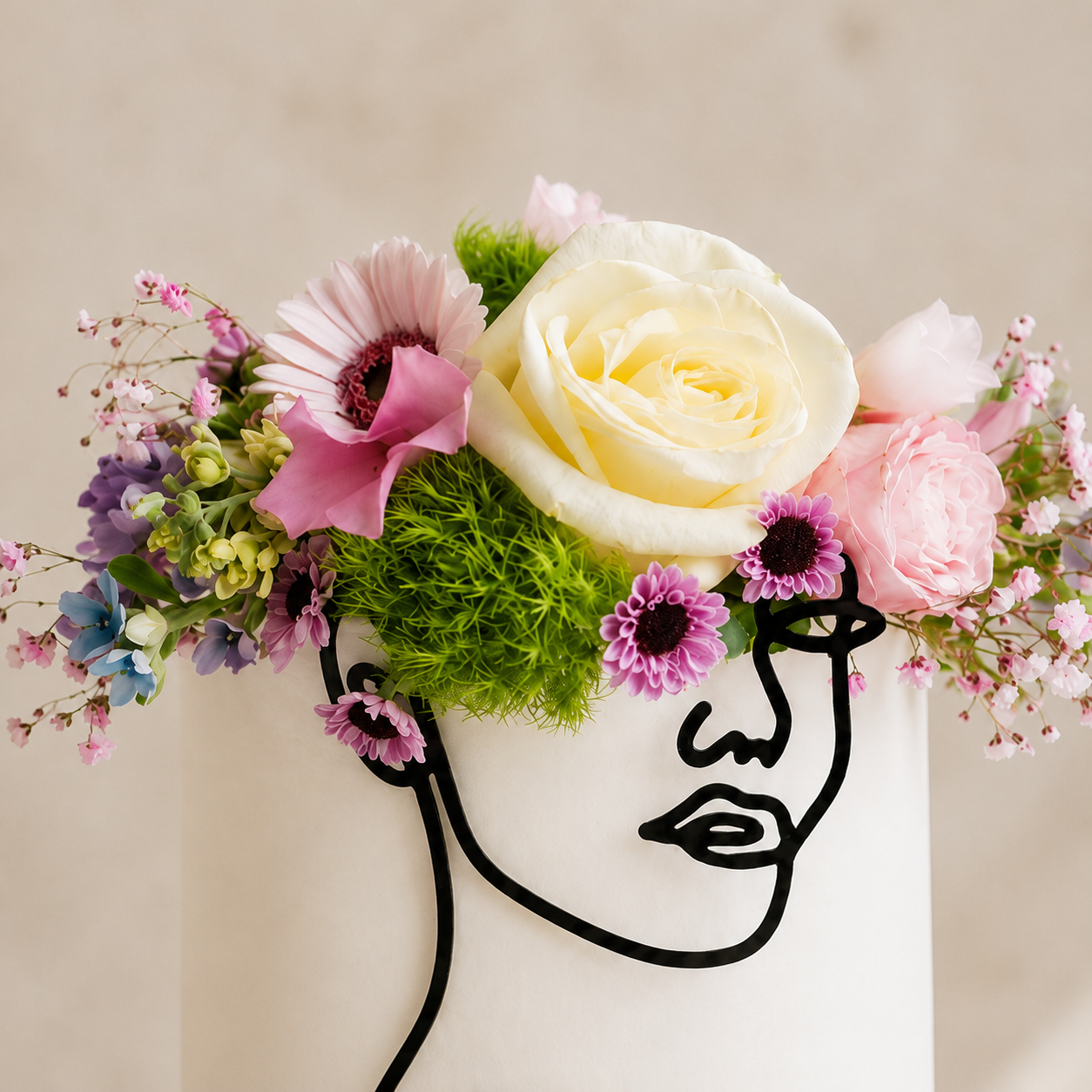Торт Flower-power