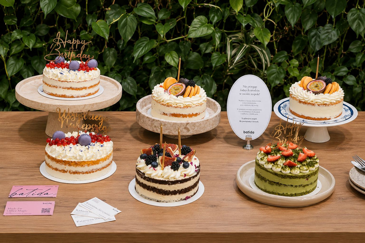 Gâteau d’anniversaire Batida au bureau