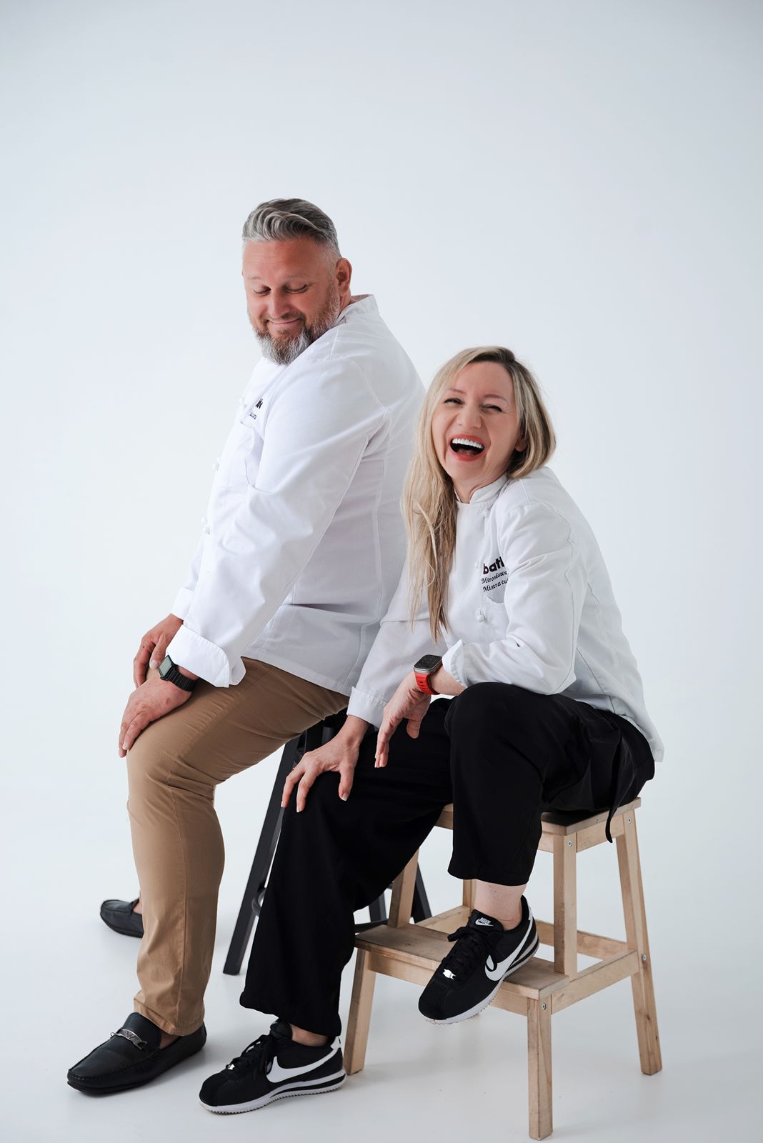 Mira Bogucka et Marcin Maliszewski dans l’atelier Batida