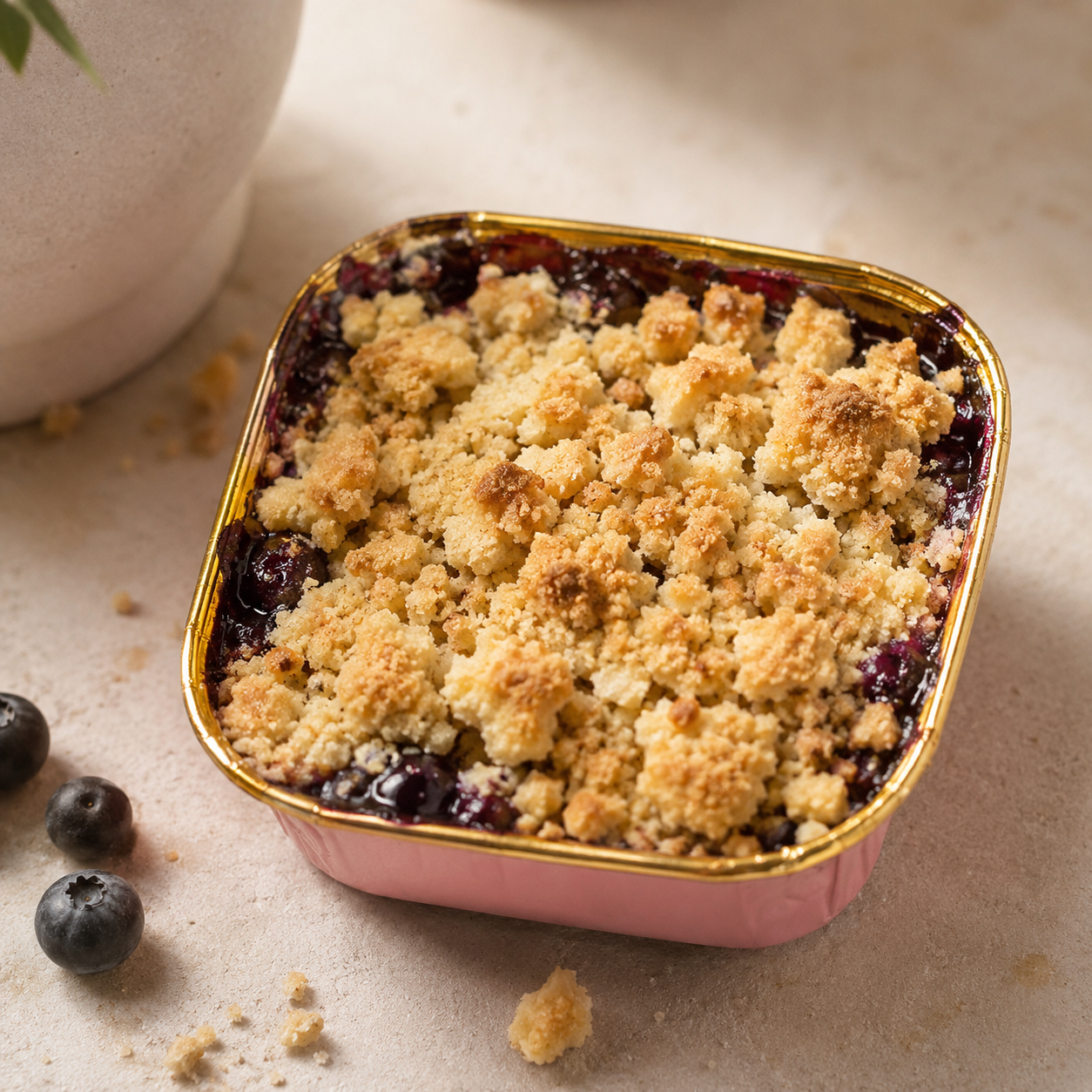 Beeren unter Streuseln