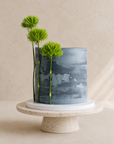 Minimalismus-Torte von Batida - minimalistische Torte mit grauer Creme