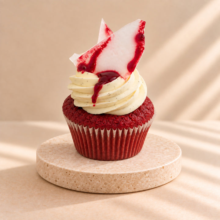 Red Velvet Muffin Halloween