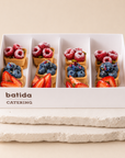 Fruit tartlet set by Batida - 12 buttery tartlets with cream and fresh fruit