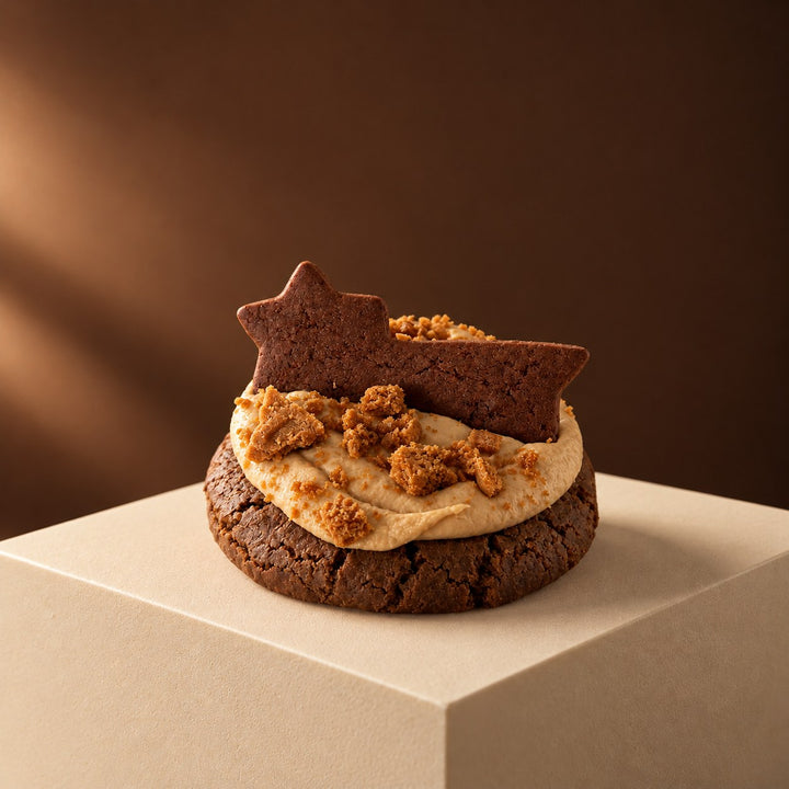 Lebkuchen-Crumble-Cookie