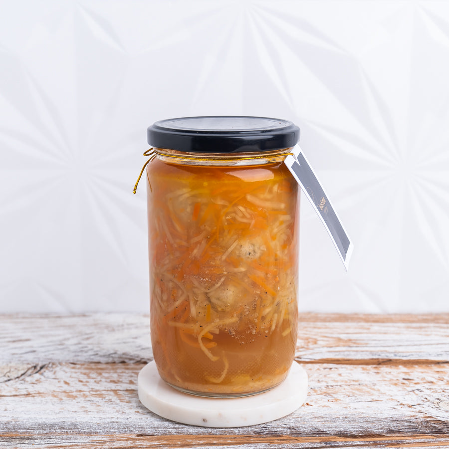 Pulpets from carp in jelly