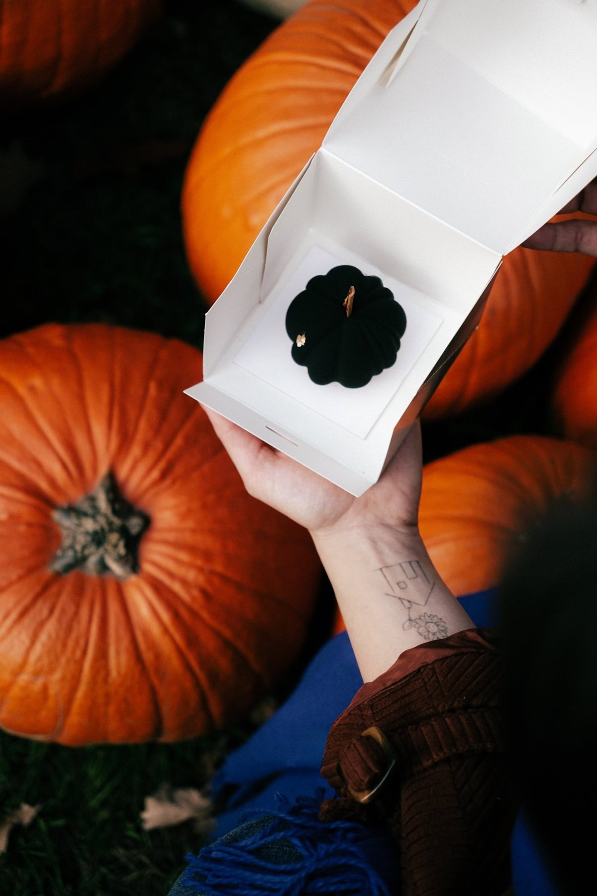 Czarna monoporcja Pumpkin Latte Black w pudełku Batida