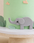 Safari-Torte von Batida - pastellfarbene Kindertorte mit wilden Tieren