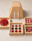Pyramide sucrée Batida - assortiment de desserts dans une boîte en forme de pyramide