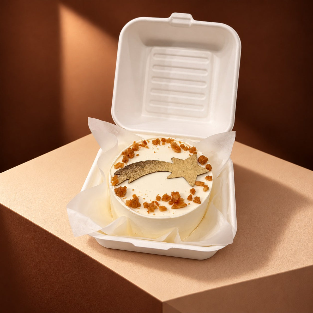 Świąteczne Bento w pudełku - mini tort Batida