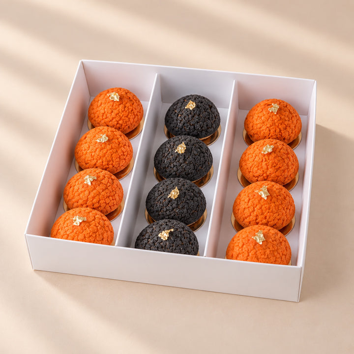 Halloween mini choux pastries - set of 12 pcs