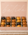 Ensemble de mini burgers de bœuf de Batida - 20 mini burgers en 4 saveurs pour un service traiteur