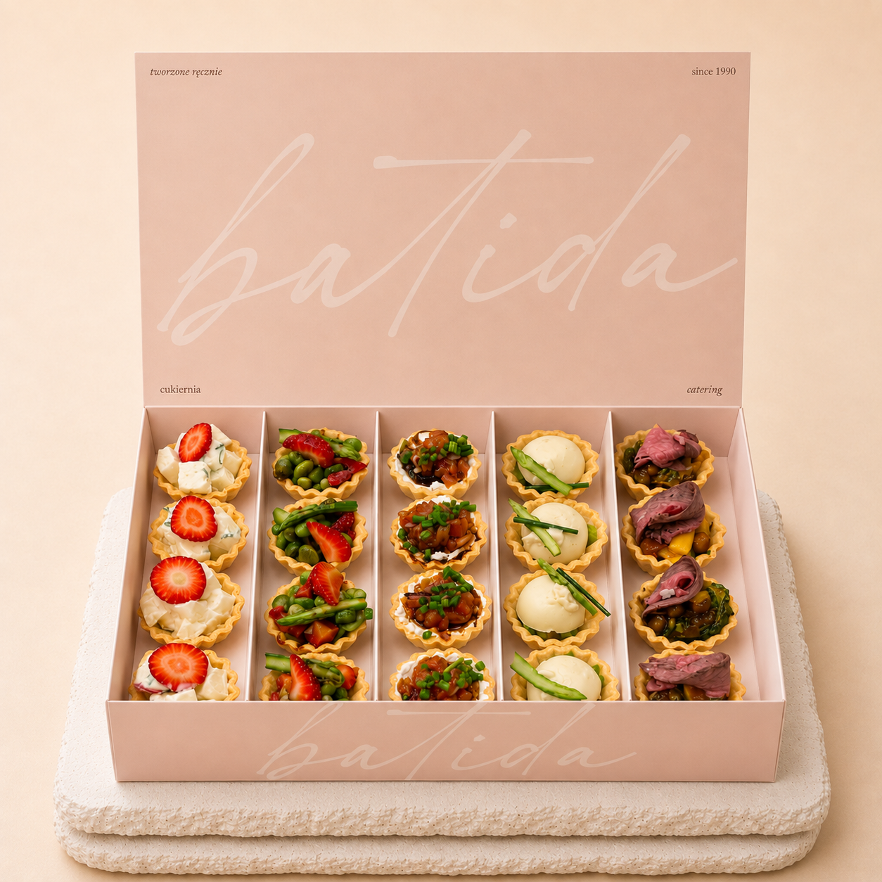 Set saisonaler Tartelettes