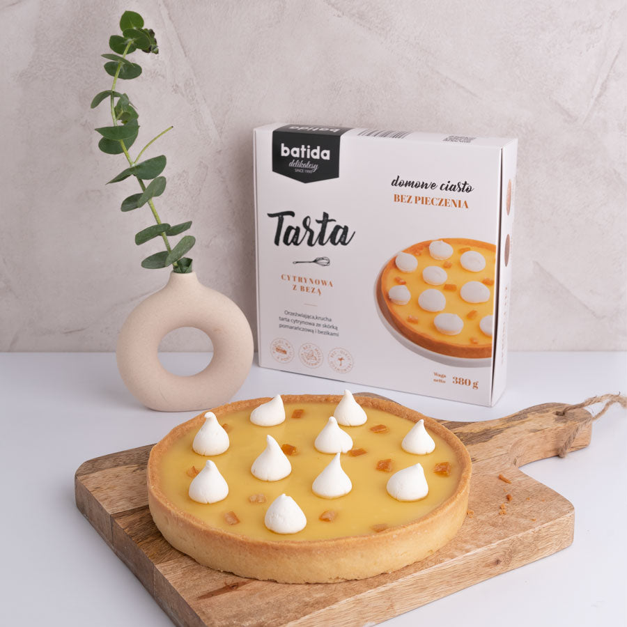 Frozen lemon tart